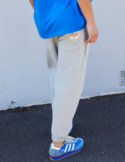 WAFFLE TRACK PANT - GREY MARLE - SALE