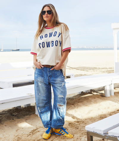 HOWDY COWBOY OVERSIZED TEE