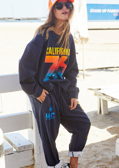 NAVY CALI SWEAT - SALE