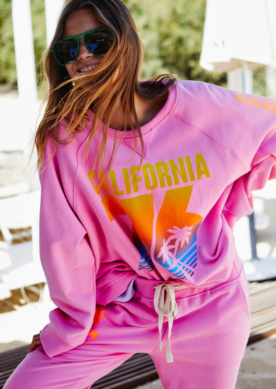 CALIFORNIA SWEAT - PINK - SALE