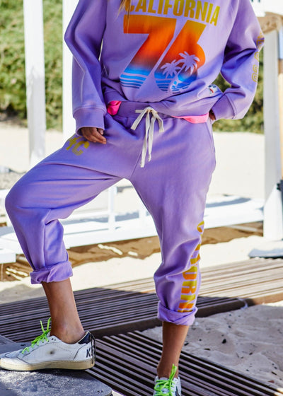 CALIFORNIA TRACK PANT - LAVENDER - SALE