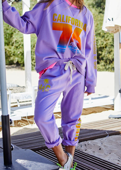 CALIFORNIA TRACK PANT - LAVENDER - SALE