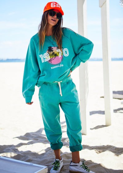 VINTAGE TRACK PANT - FADED JADE - SALE