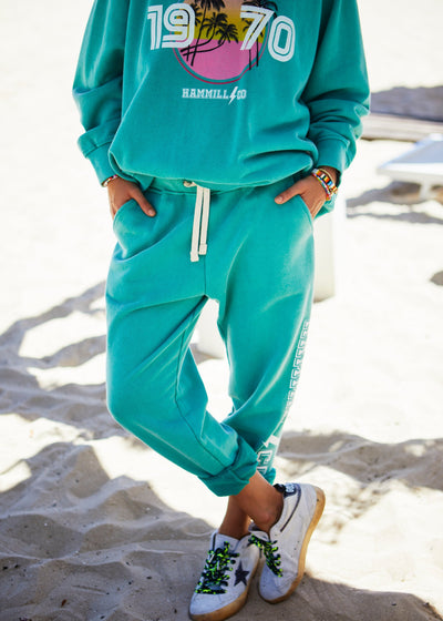 VINTAGE TRACK PANT - FADED JADE - SALE