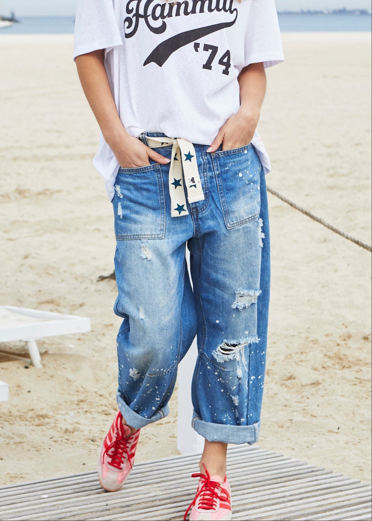 CARPENTER JEAN -  RIPPED & DISTRESSED