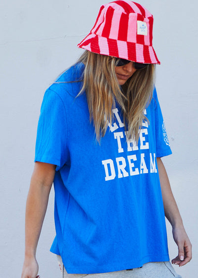 Hammill & Co made in a bold, bright blue wash, it delivers that perfectly relaxed, lived-in vibe.