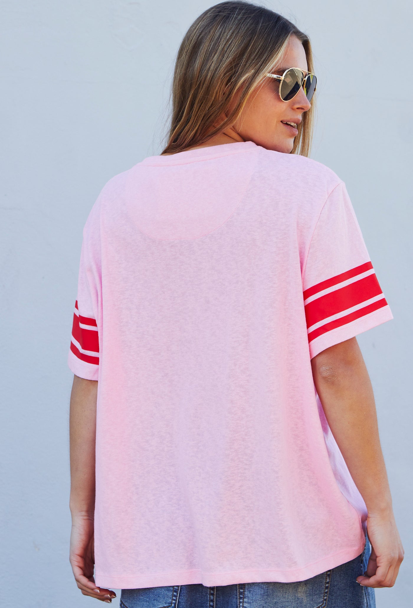 URBAN TENNIS TEE - PINK