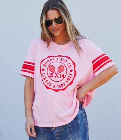 URBAN TENNIS TEE - PINK