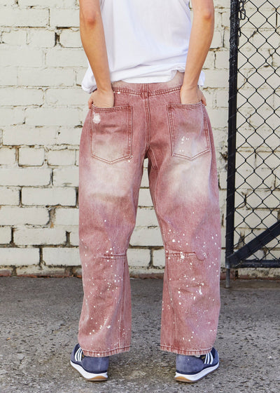 VINTAGE WASH CARPENTER JEAN - ROSE WASH