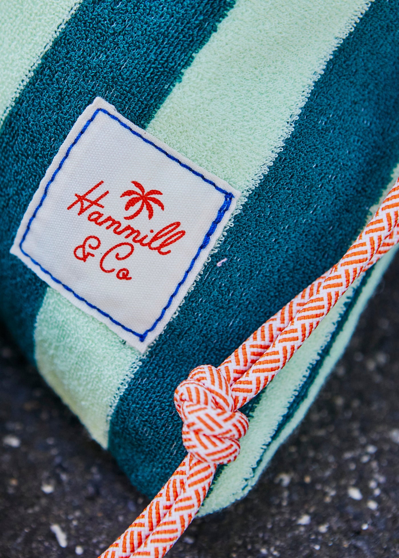 Hammill & Co adorable drawcord bag is bursting with colour and summer personality. 