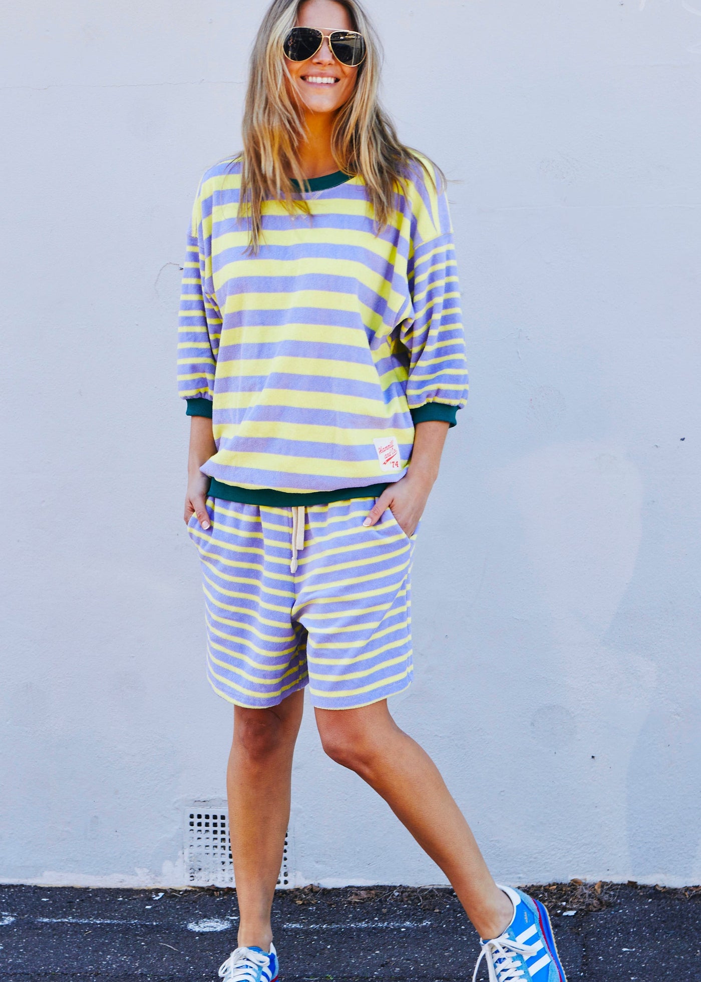 Hammill & Co new 3/4 sleeve sweat is the perfect blend of comfort and effortless style. Designed with a relaxed, easygoing fit and sleeves that finish just below the elbow, it gives you that laid-back sweatshirt feel without the bulk.