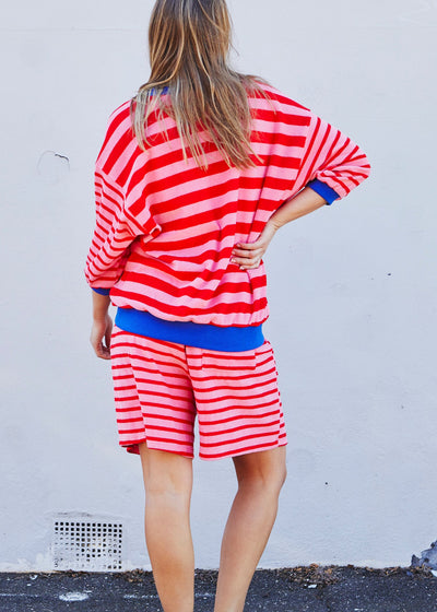 Hammill & Co new 3/4 sleeve sweat is the perfect blend of comfort and effortless style. Designed with a relaxed, easygoing fit and sleeves that finish just below the elbow, it gives you that laid-back sweatshirt feel without the bulk.