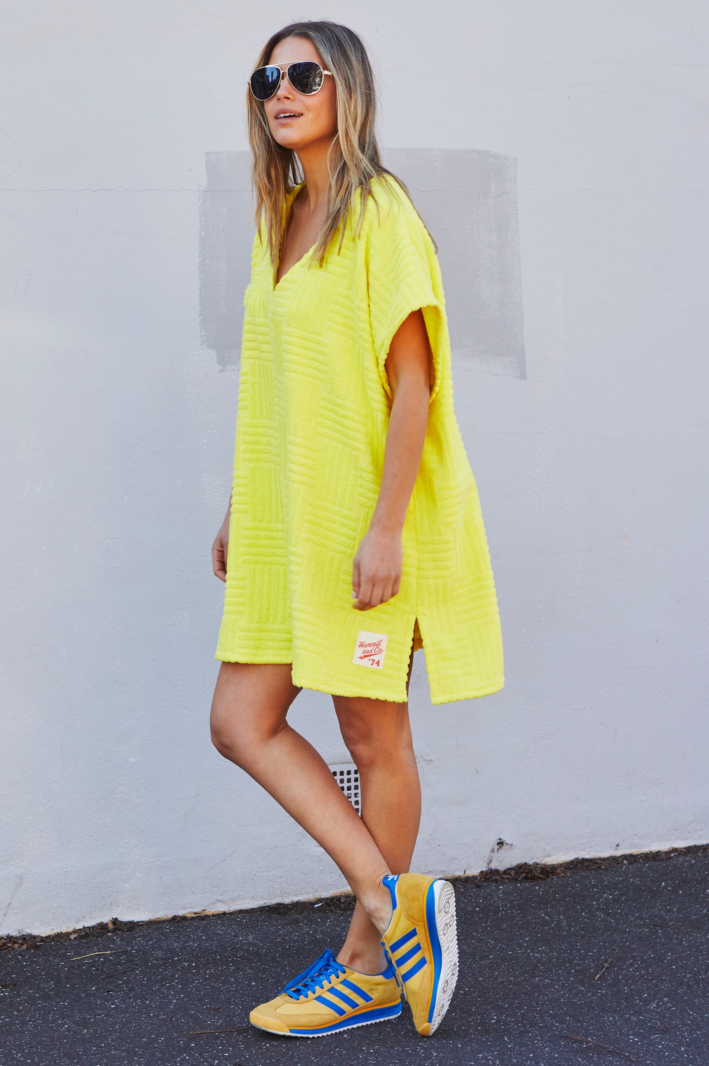 SALT & SUNSHINE TOWELLING COVER-UP - YELLOW - SALE
